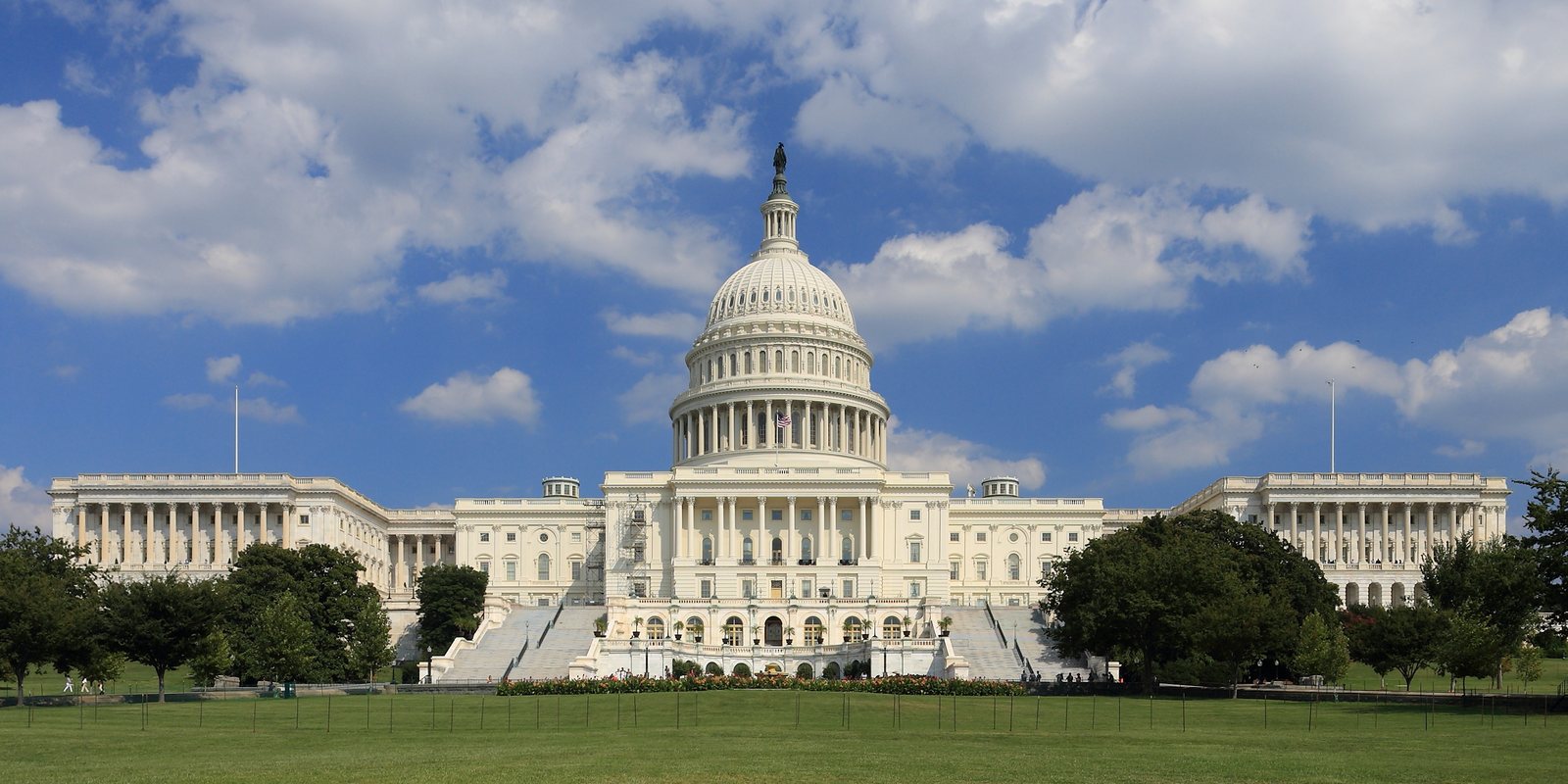 Panoramic view of the United States Capitol west front