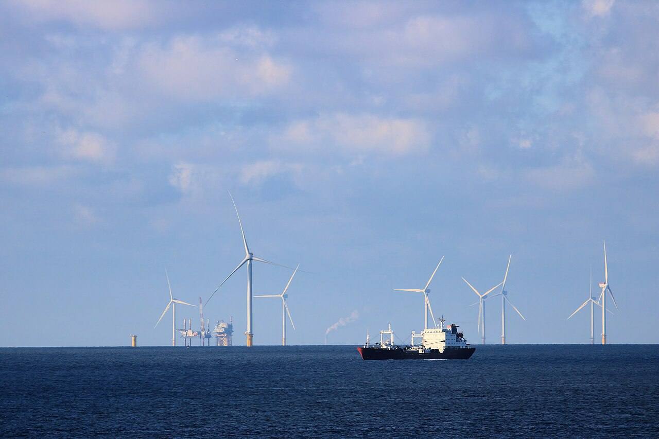 Oil Tanker in North Sea